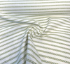 Sunbrella Stitchy Stripe Green Leaf Outdoor Upholstery Fabric By the yard