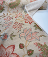 Waverly Zuma Apricot Floral Linen Blend Drapery Upholstery Fabric