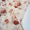 Waverly Norfolk Rose Red Floral Vintage Drapery Upholstery Fabric By the Yard