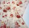 Waverly Norfolk Rose Red Floral Vintage Drapery Upholstery Fabric 