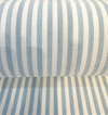 Sunbrella Two Tone Ticking Look Stripe Pool Blue Outdoor Fabric By the yard