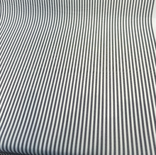  Sunbrella Two Tone Black Ticking Look Stripe Outdoor Upholstery Fabric By The Yard