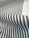 Sunbrella Two Tone Black Ticking Look Stripe Outdoor Upholstery Fabric By The Yard