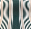 Sunbrella Aspen Green Stripe Performance Upholstery Outdoor Fabric 