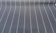  Sunbrella Equal Ink Blue Stripe Performance Outdoor Upholstery Fabric 