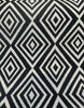 Sunbrella Trinket Black Bold Diamond Reversible Upholstery Fabric 