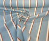 Sunbrella Trinity Pool Blue Rust Stripe Outdoor Drapery Upholstery Fabric By the yard