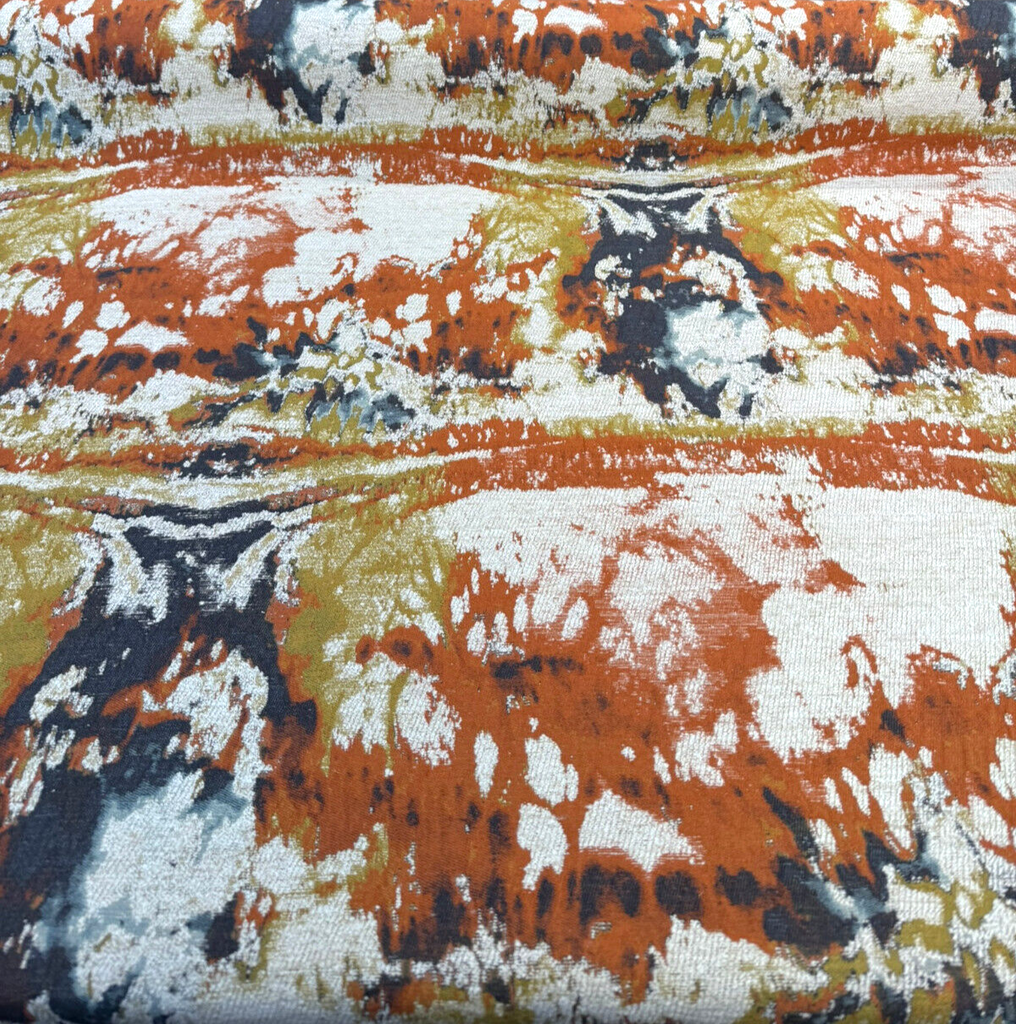 Sundance Flame De Leo Upholstery Chenille Fabric 