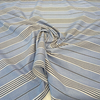 Sunbrella Hansen Sky Blue Stripe Outdoor Performance Upholstery Fabric By the yard