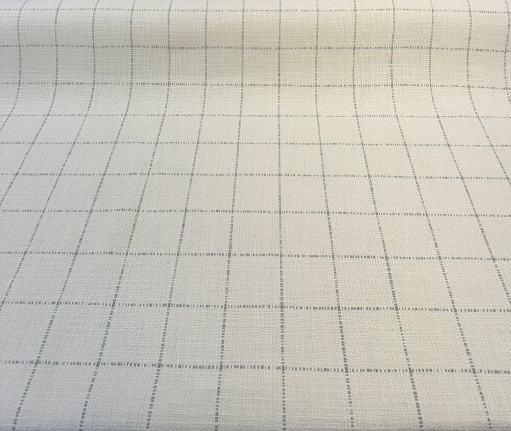 Highlander Window Pewter Gray Cotton Upholstery Fabric 