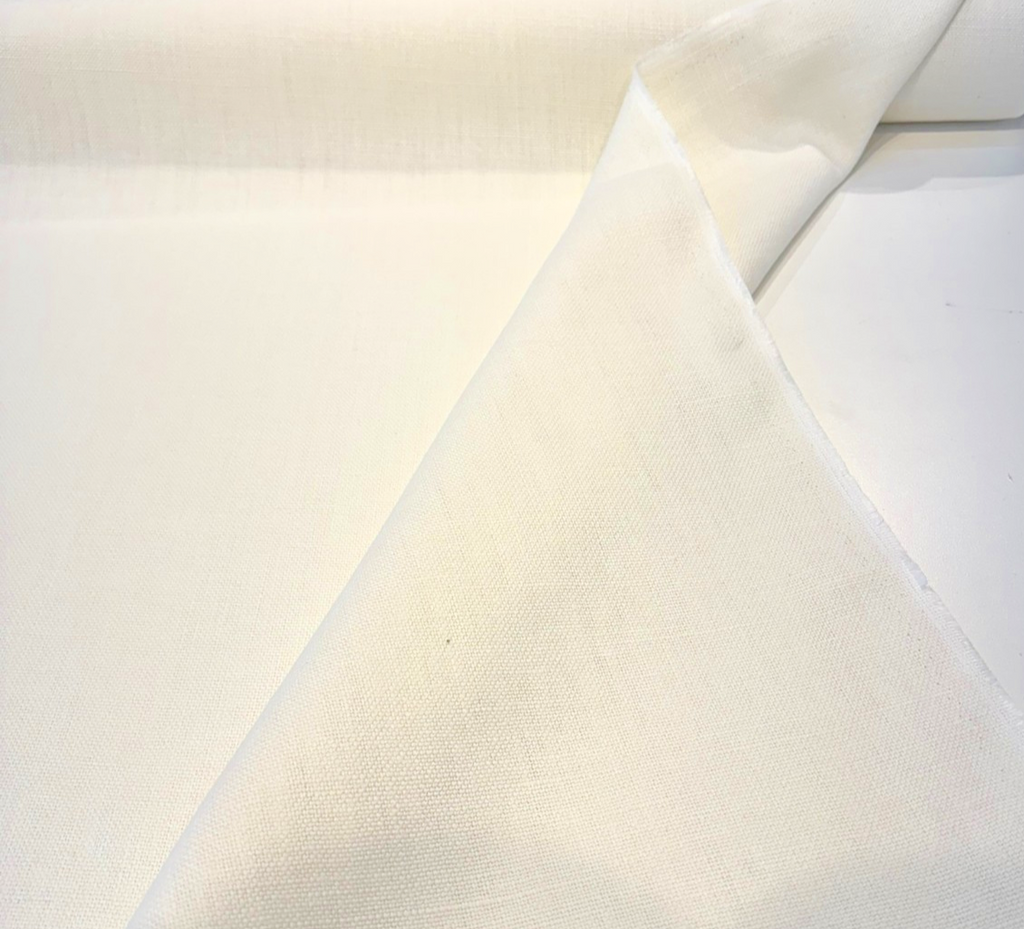 Libeco Belgian Linen Tailored Oyster Beige Sanfor Airo Fabric By The Yard