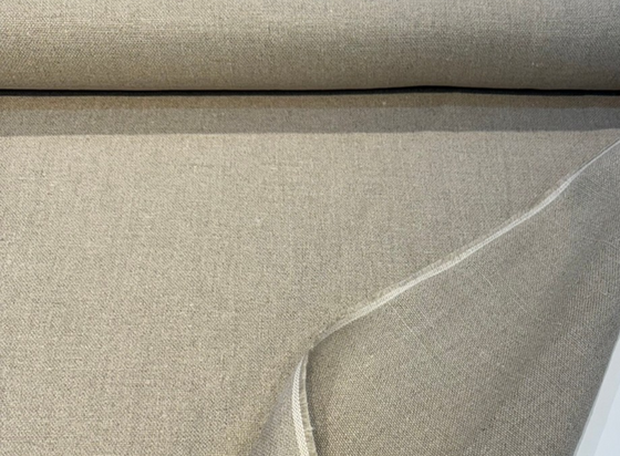 Libeco Belgian Linen Tailored Flax Natural Sanfor Airo Fabric By The Yard