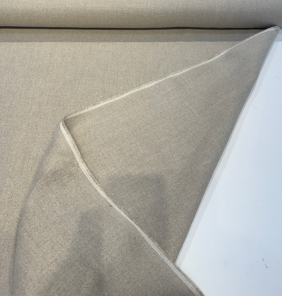 Libeco Belgian Linen Tailored Flax Natural Sanfor Airo Fabric By The Yard