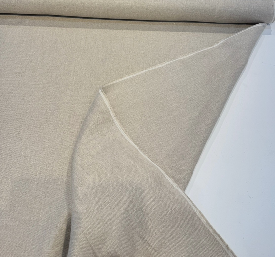 Libeco Belgian Linen Tailored Flax Natural Sanfor Airo Fabric By The Yard