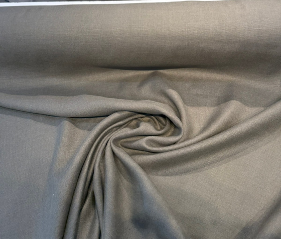 Libeco Belgian Tailored Linen Sanfor Airo Loden Olive Fabric By The Yard