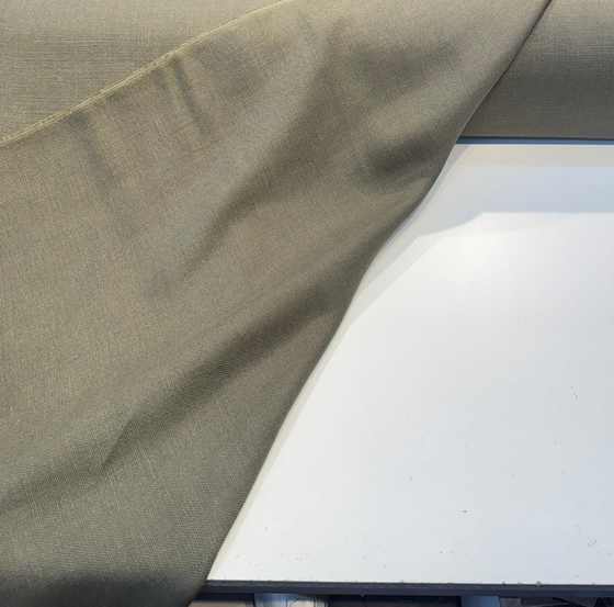Libeco Belgian Tailored Linen Sanfor Airo Loden Olive Fabric By The Yard