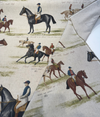 Equestrian Horse Derby Cotton Blend Drapery Upholstery Fabric by the Yard