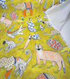 Ziba Lemon Yellow Hullbaloo Cotton Drapery Upholstery Fabric 
