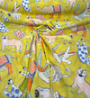 Ziba Lemon Yellow Hullbaloo Cotton Drapery Upholstery Fabric by the Yard