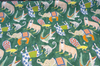 Ziba Green Hullbaloo Cotton Drapery Upholstery Fabric by the Yard