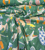 Ziba Green Hullbaloo Cotton Drapery Upholstery Fabric by the Yard