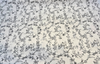 Black White Toile Floral Scenic Cotton Drapery Upholstery Fabric By The Yard