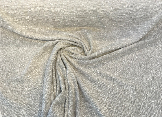 Sunbrella Boucle Vincent Gray White Cloud Outdoor Upholstery Fabric By the yard