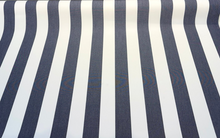  Sunbrella Townsend Navy Blue Stripe Outdoor Fabric By the yard