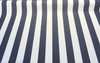 Sunbrella Townsend Navy Blue Stripe Outdoor Fabric By the yard