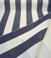 Sunbrella Townsend Navy Blue Stripe Outdoor Fabric By the yard