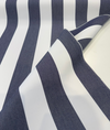Sunbrella Townsend Navy Blue Stripe Outdoor Fabric By the yard