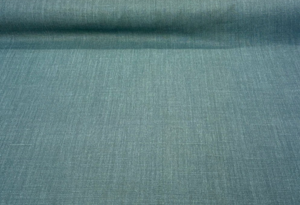 Nelen & Delbeke Belgian Linen Lino Green Jewel Fabric By The Yard  PAL01E001