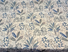 Waverly Amazonia Emb Lagoon Blue Green Floral Embroidered Fabric By the Yard