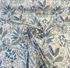 Waverly Amazonia Emb Lagoon Blue Green Floral Embroidered Fabric By the Yard