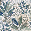 Waverly Amazonia Emb Lagoon Blue Green Floral Embroidered Fabric By the Yard