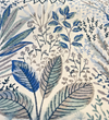 Waverly Amazonia Emb Lagoon Blue Green Floral Embroidered Fabric By the Yard
