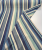 PK Lifestyles Malabar Stripe Lagoon Blue Drapery Upholstery Fabric By the Yard