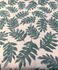 Sunbrella Frida Leaf Aquamarine Outdoor Upholstery Fabric By the yard