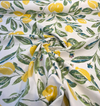 Sunbrella Lisbon Citrus Lemons Ballard Outdoor Upholstery Fabric By the yard