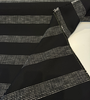 Sunbrella Caper Onyx Stripe Black 47284-0002 Outdoor Fabric By the yard