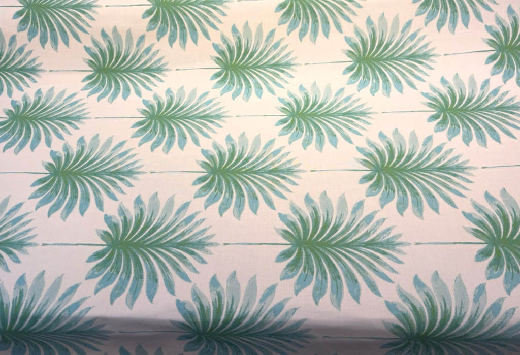 Sunbrella Lehana Palmetto Aruba Blue Green Outdoor Upholstery Fabric By the yard