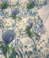 Sea Turtle Coral Reef Ocean Blue Green Coastal Cotton Fabric by the Yard