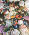 Velvet Lea Multi Garden Floral Upholstery Drapery Fabric by the Yard