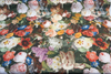 Velvet Lea Multi Garden Floral Upholstery Drapery Fabric by the Yard