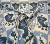 Wrangler Denim Blue Jacquard Geometric Upholstery Drapery Fabric