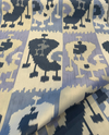 Wrangler Denim Blue Jacquard Geometric Upholstery Drapery Fabric