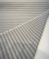 Sunbrella Ely Ticking Silver Stripe Outdoor Performance Fabric By the yard