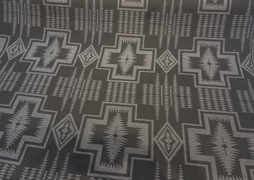 Sunbrella Pindler Harding Char Black Southwest Outdoor Fabric