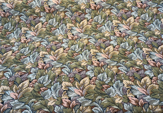Seattle Harvest Leaves Tapestry Chenille Upholstery Fabric By The Yard