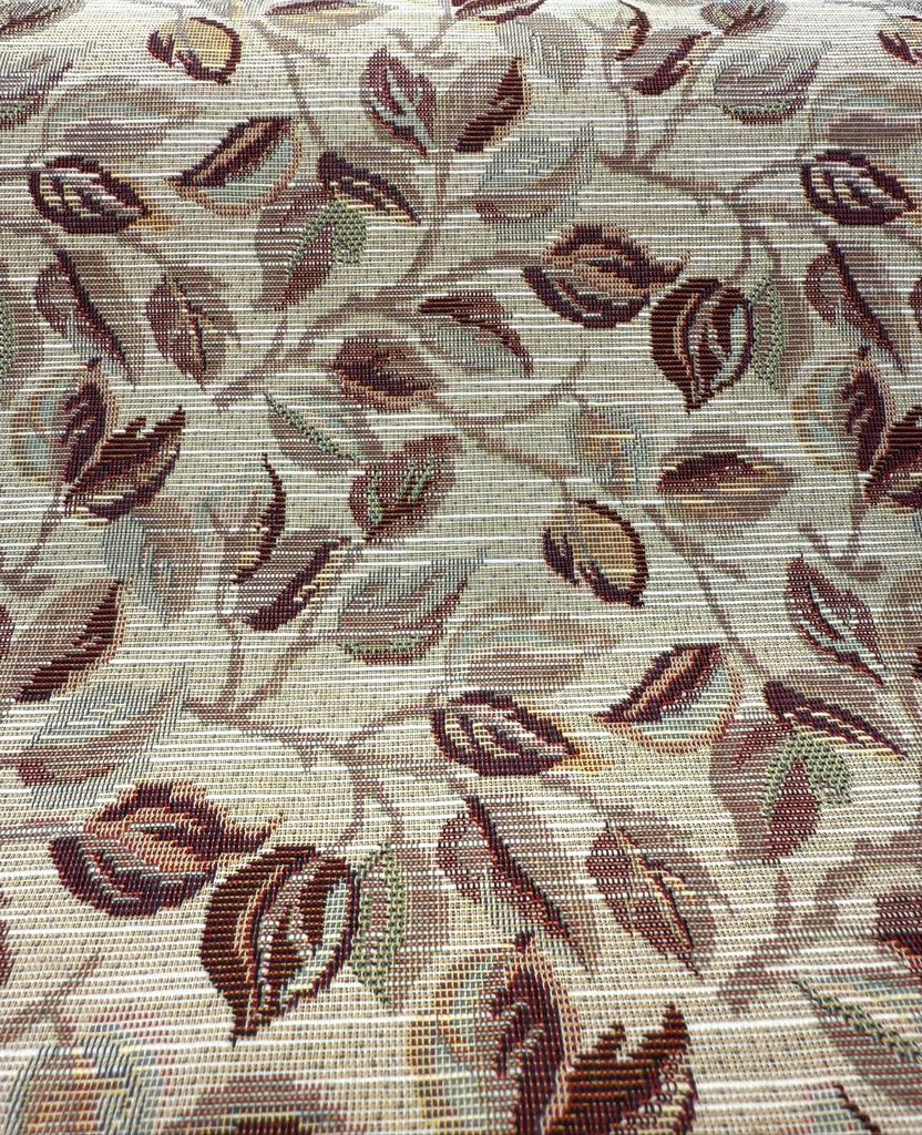 Gabrielle Ivory Leaves Branches Tapestry Regal Upholstery Fabric 